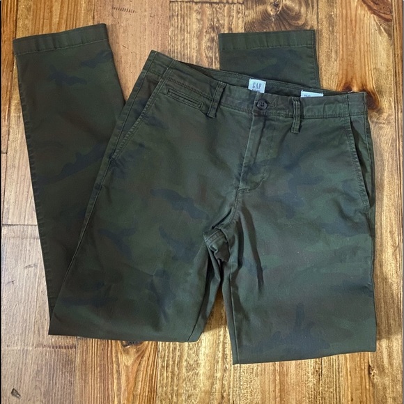GAP - Gap for Good Camouflage Slim Pants - Picture 1 of 3